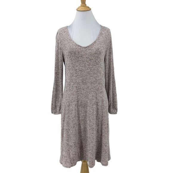Saturday Sunday Knit Sweater Dress Women XS Anthropologie Space Dye Elastic Cuff - Picture 1 of 16